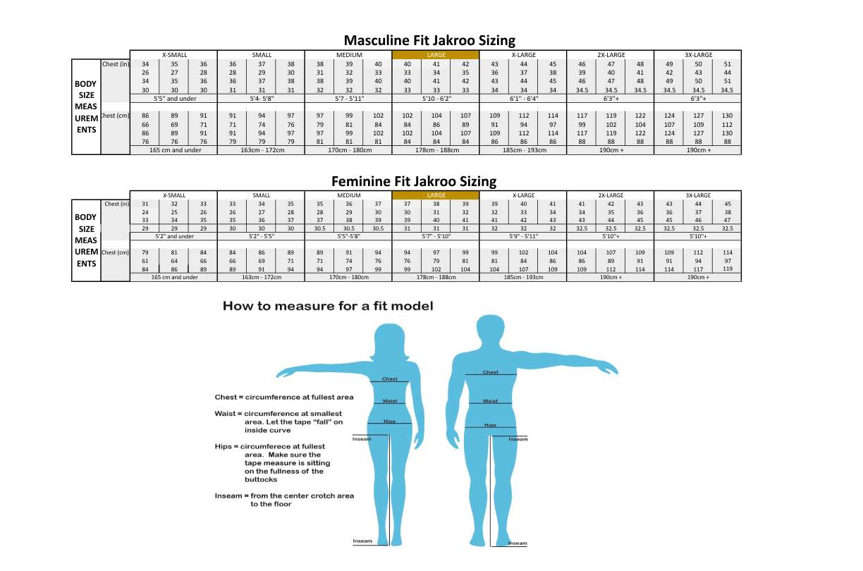 Jakroo-Body-Size-Chart Bike for Brain Health Size Chart